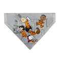 Load image into Gallery viewer, Pet Bandana - Peanuts Gang Floating Astronauts Group Pose Gray