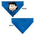 Load image into Gallery viewer, Pet Bandana - Peanuts Lucy van Pelt Smiling Face Pose Blue