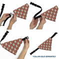 Load image into Gallery viewer, Pet Bandana - Peanuts Snoopy YEE HAW AMERICA Pose Checker Ivory/Red/Blues