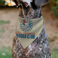 Load image into Gallery viewer, Pet Bandana - Peanuts Snoopy ALL AMERICAN RODEO CLUB Pose Beige/Red/Blues