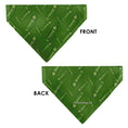 Load image into Gallery viewer, Pet Bandana - Rick and Morty Pickle Rick Pose Scattered Greens