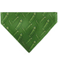 Load image into Gallery viewer, Pet Bandana - Rick and Morty Pickle Rick Pose Scattered Greens