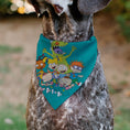 Load image into Gallery viewer, Pet Bandana - Rugrats Kids Group Pose and Title Logo Blue