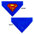 Load image into Gallery viewer, Pet Bandana - Superman Shield Logo Blue/Red/Yellow