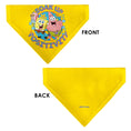 Load image into Gallery viewer, Pet Bandana - SpongeBob SquarePants and Friends SOAK UP POSITIVITY Pose Yellow