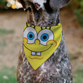 Load image into Gallery viewer, Pet Bandana - SpongeBob SquarePants Face Close-Up Yellow