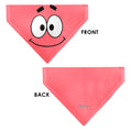 Load image into Gallery viewer, Pet Bandana - SpongeBob SquarePants Patrick Star Face Close-Up Pink