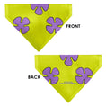 Load image into Gallery viewer, Pet Bandana - Patrick Star Shorts Flower Icon Green/Lavender