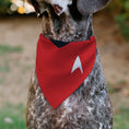 Load image into Gallery viewer, Pet Bandana - Star Trek Original Series Red Uniform Print