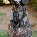 Load image into Gallery viewer, Pet Bandana - Star Wars The Madalorian Impression Painting Beige