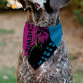 Load image into Gallery viewer, Pet Bandana - Star Wars CHEWIE Text and Chewbacca Pop Art Pose Red/Blue/Black