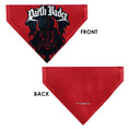 Load image into Gallery viewer, Pet Bandana - Star Wars DARTH VADER Face and Text Flame Red/Black/White