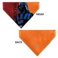 Load image into Gallery viewer, Pet Bandana - Star Wars VADER Text and Pop Art Pose Red/Orange/Black