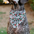 Load image into Gallery viewer, Pet Bandana - Holly & Mistletoe