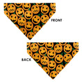 Load image into Gallery viewer, Pet Bandana - Jack-o'-Lantern Collage Black