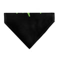 Load image into Gallery viewer, Pet Bandana - Jack-o'-Lanterns/Haunted House Black/Yellow
