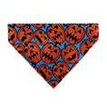 Load image into Gallery viewer, Pet Bandana - Jack-o'-Lanterns Blue