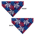 Load image into Gallery viewer, Pet Bandana - Americana Fireworks Show Blues/Red/White
