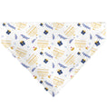 Load image into Gallery viewer, Pet Bandana - Holiday Hanukkah Menorah and Gifts Collage White