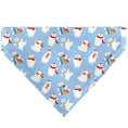Load image into Gallery viewer, Pet Bandana - Holiday Polar Bear Poses Baby Blue