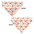 Load image into Gallery viewer, Pet Bandana - Holiday Santa Reindeers and Sleigh Collage White