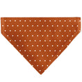Load image into Gallery viewer, Pet Bandana - Mini Polka Dots Orange/White