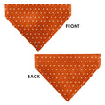 Load image into Gallery viewer, Pet Bandana - Mini Polka Dots Orange/White