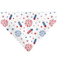 Load image into Gallery viewer, Pet Bandana - Stars and Stripes Fireworks White/Blue/Red
