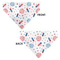 Load image into Gallery viewer, Pet Bandana - Stars and Stripes Fireworks White/Blue/Red