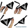 Load image into Gallery viewer, Pet Bandana - Tuxedo Shirt Print Black/White