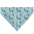 Load image into Gallery viewer, Pet Bandana - Disney Dogs 5-Dog Group Collage/Paws Blues