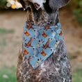 Load image into Gallery viewer, Pet Bandana - Disney Princess Dogs 4-Dog Group Collage/Paws Blues