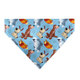Load image into Gallery viewer, Pet Bandana - Disney Princess Dogs 4-Dog Group Collage/Paws Blues