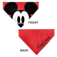 Load image into Gallery viewer, Pet Bandana - Mickey Mouse Face Character Close-Up Red