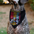 Load image into Gallery viewer, Pet Bandana - Disney Fab Five ORIGINAL BUDDIES Group Pose Black