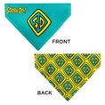 Load image into Gallery viewer, Pet Bandana - Scooby Doo Logo Centered and Collage Blue/Yellow