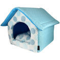 Load image into Gallery viewer, Parisian Pet 'Cotton Candy House' (S) for Dogs & Cats - Soft, Cozy, Durable, Washable Blue Pet House for Small Pets