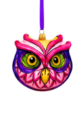 Load image into Gallery viewer, Peony Owl Polish Glass Ornament - Southlake Paws