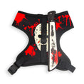 Load image into Gallery viewer, Pet Harness - Friday the 13th Jason Hockey Mask with Machete Applique
