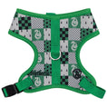 Load image into Gallery viewer, Pet Harness - Harry Potter Slytherin Checker Green/Gray