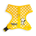 Load image into Gallery viewer, Pet Harness - PEANUTS Snoopy Flexing Pose Checker Yellow/White