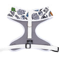 Load image into Gallery viewer, Pet Harness - Star Wars Characters and Quotes Cartoon Collage Gray