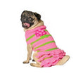 Load image into Gallery viewer, Pink Flower Skirt Dog Sweater