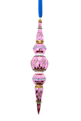 Load image into Gallery viewer, Pink Passion Icicle Glass Ornament