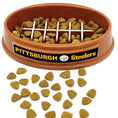 Load image into Gallery viewer, Pittsburgh Steelers Football Slow Feeder Bowl