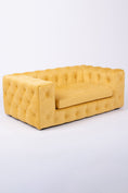 Load image into Gallery viewer, The Royal Luxury Pet Bed in Blue Yellow