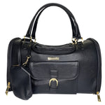 Parisian Pet 'Sonoma Carrier' for Dogs & Cats – Luxury Black Travel Pet Carrier, Soft and Lightweight Design