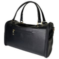 Load image into Gallery viewer, Parisian Pet 'Sonoma Carrier' for Dogs & Cats – Luxury Black Travel Pet Carrier, Soft and Lightweight Design