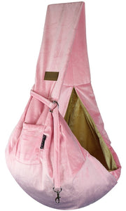Parisian Pet 'Sling Carrier' for Dogs & Cats – Travel-Friendly, Stylish Pink Sling Carrier for Pets