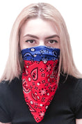 Load image into Gallery viewer, Red/Blue Bandana